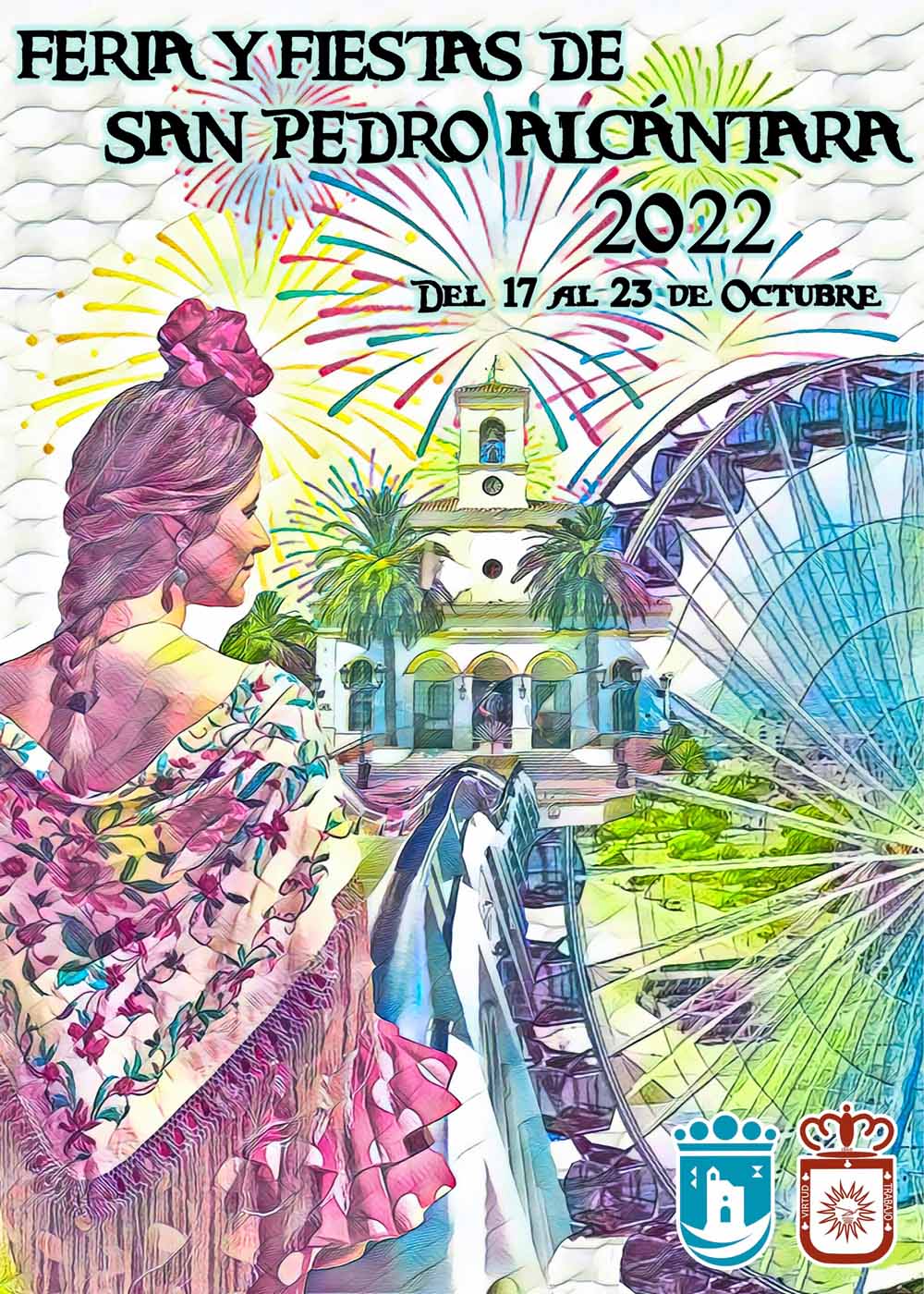 Un cartel de Antonio José Verano anunciará la Feria de San Pedro 2022, que se celebrará del 17 al 23 de octubre en el nuevo recinto permanente de La Caridad